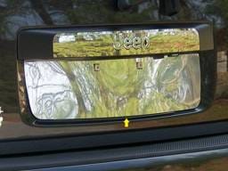 JEEP LIBERTY 4dr QAA Stainless 1pcs License Plate Bezel LP48070