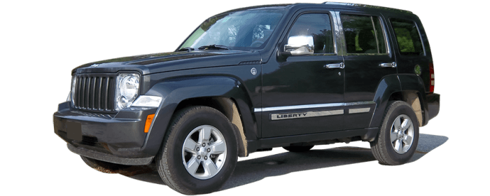 JEEP LIBERTY 4dr QAA Chrome ABS plastic 2pcs Mirror Cover MC47940 thumbnail 3