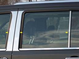 JEEP LIBERTY 4dr QAA Stainless 6pcs Pillar Trim PP48071