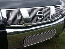 Fits Nissan TITAN 2/4dr QAA 4pcs Grille Accent SGB28523
