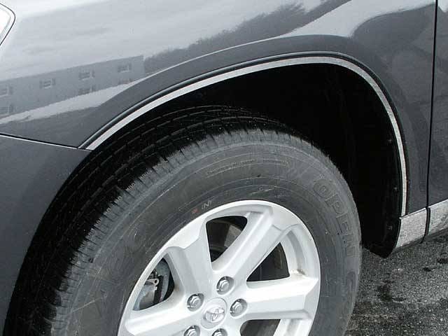 TOYOTA HIGHLANDER 4dr QAA Stainless 6pcs Wheel Well Accent WQ28110