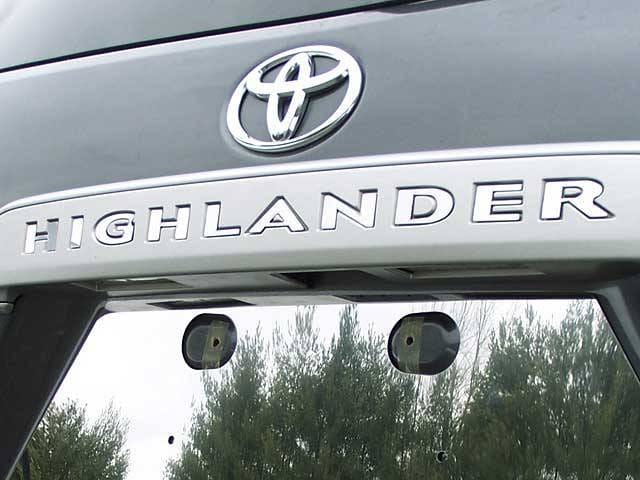 TOYOTA HIGHLANDER 4dr QAA Stainless 10pcs Graphic/Logo/emblem SGR28110