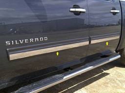 CHEVROLET SUBURBAN 4dr QAA Stainless 4pcs Rocker Panel Trim TH49184