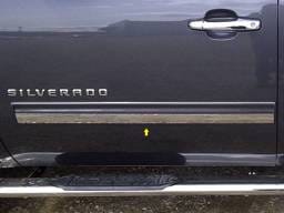 CHEVROLET SILVERADO 2dr QAA Stainless 2pcs Rocker Panel Trim TH49181