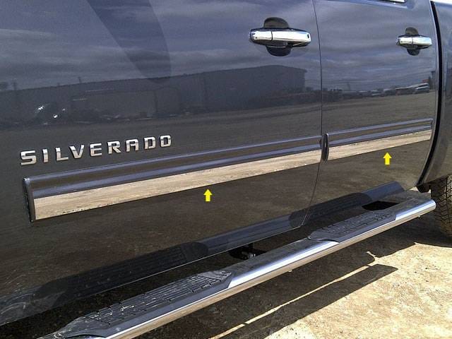 CHEVROLET SUBURBAN 4dr QAA Stainless 4pcs Rocker Panel Trim TH49184 thumbnail 3