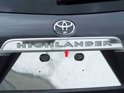 TOYOTA HIGHLANDER 4dr QAA Stainless 1pcs License Plate Bar Accent LB28110
