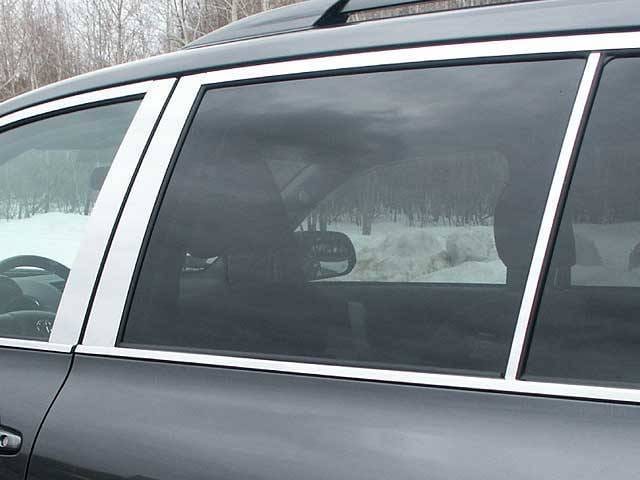 TOYOTA HIGHLANDER 4dr QAA Stainless 6pcs Pillar Trim PP28111