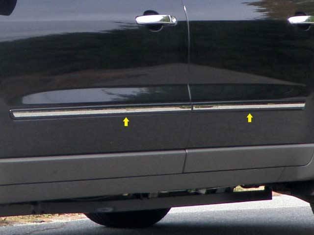 CHEVROLET TRAVERSE 4dr QAA Stainless 4pcs Rocker Panel Trim TH49167