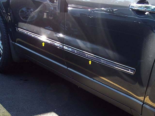 CHEVROLET TRAVERSE 4dr QAA Stainless 4pcs Rocker Panel Trim TH49165