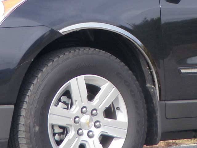 TRAVERSE 4dr QAA Molded Stainless 4pcs Wheel Well Fender Trim WZ49165
