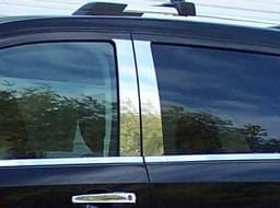 DODGE JOURNEY 4dr QAA Stainless 4pcs Pillar Trim PP49945