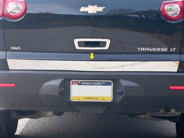 CHEVROLET TRAVERSE 4dr QAA Stainless 1pcs Rear Deck Accent RD49166