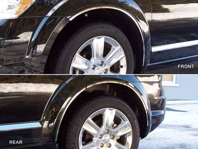 DODGE JOURNEY 4dr QAA Stainless 8pcs Wheel Well Accent WQ49945