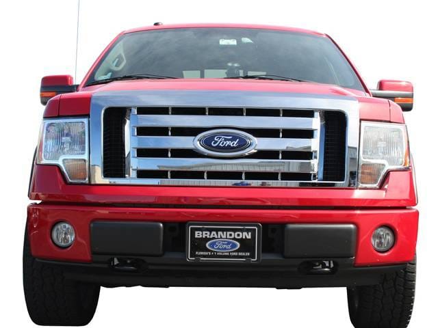 FORD F-150 2/4dr QAA Chrome ABS plastic 1pcs Grille Overlay SGC49308