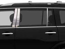 Fits Nissan ARMADA 4dr QAA Stainless 6pcs Pillar Trim PP11054