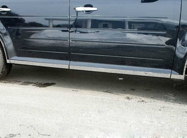 FORD FLEX 4dr QAA Stainless 8pcs Rocker Panel Trim TH49340