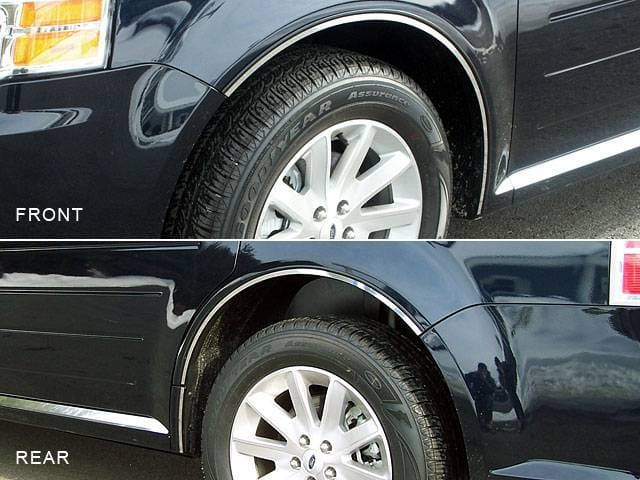 FORD FLEX 4dr QAA Stainless 6pcs Wheel Well Accent WQ49341