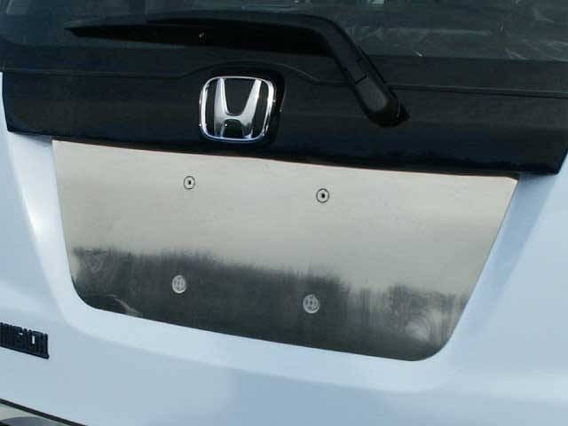HONDA FIT 4dr QAA Stainless 1pcs License Plate Bezel LP29220