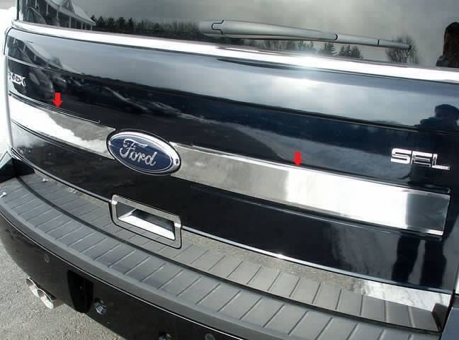 FORD FLEX 4dr QAA Stainless 2pcs Trunk Accent Trim TP49340