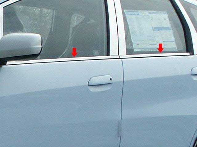 HONDA FIT 4dr QAA Stainless 4pcs Window Sill Accent WS29220