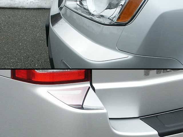 HONDA PILOT 4dr QAA Stainless 4pcs Bumper Cap Trim BC29260