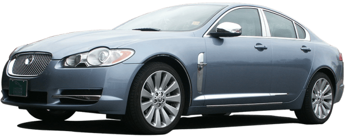 JAGUAR XF 4dr QAA Stainless 6pcs Pillar Trim PP29099 thumbnail 2