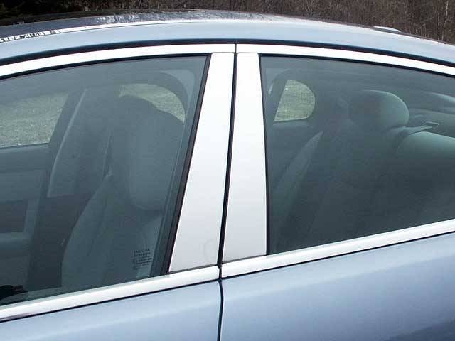 JAGUAR XF 4dr QAA Stainless 4pcs Pillar Trim PP29098