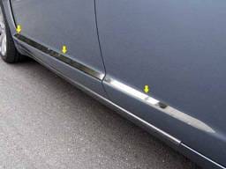 JAGUAR XF 4dr QAA Stainless 6pcs Rocker Panel Trim TH29099