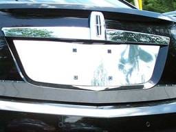 LINCOLN MKS 4dr QAA Stainless 1pcs License Plate Bezel LP49625