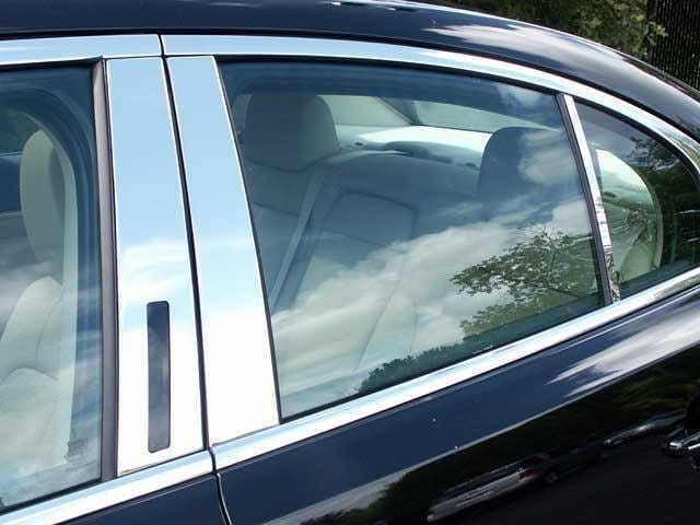 LINCOLN MKS 4dr QAA Stainless 6pcs Pillar Trim PP49626