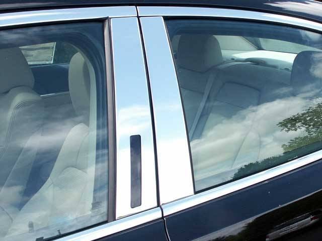 LINCOLN MKS 4dr QAA Stainless 4pcs Pillar Trim PP49625