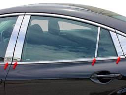 MAZDA MAZDA6 4dr QAA Stainless 8pcs Pillar Trim PP29762