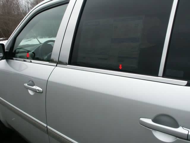 HONDA PILOT 4dr QAA Stainless 4pcs Window Sill Accent WS29260