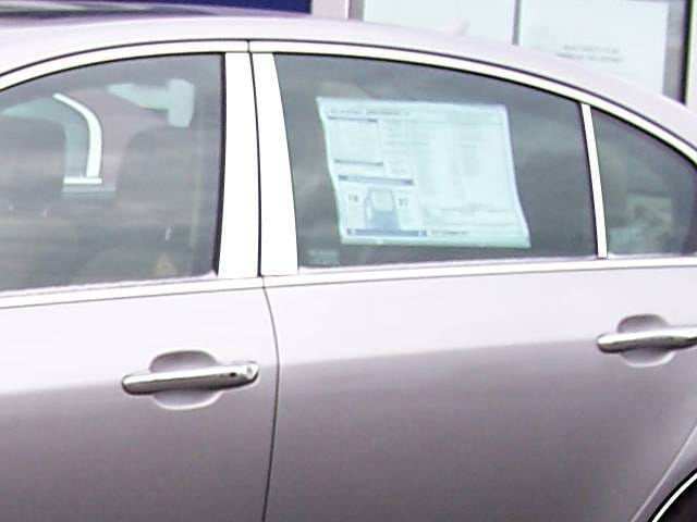 Fits Hyundai GENESIS 4dr QAA Stainless 6pcs Pillar Trim PP29346