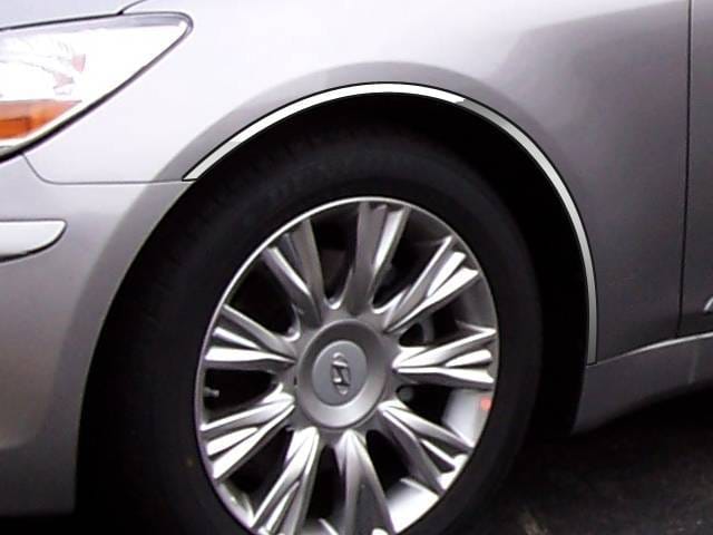 Fits Hyundai GENESIS 4dr QAA Stainless 4pcs Wheel Well Accent WQ29345
