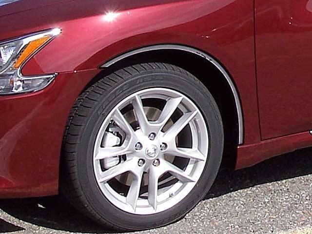 Fits Nissan MAXIMA 4dr QAA Stainless 4pcs Wheel Well Accent WQ29540