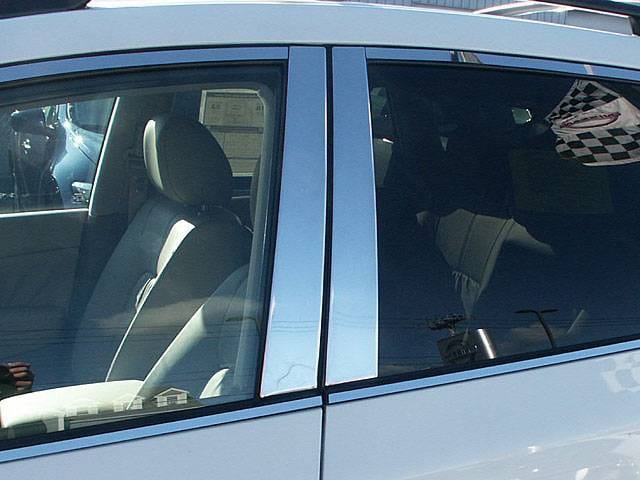 Fits Nissan MURANO 4dr QAA Stainless 4pcs Pillar Trim PP29590