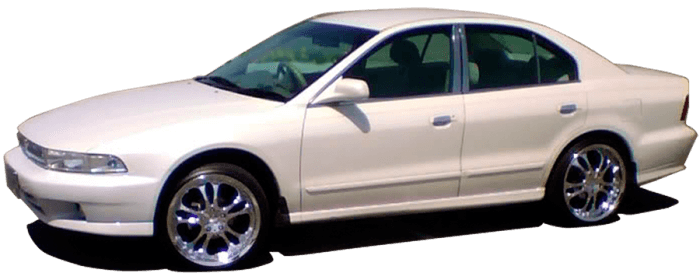 MITSUBISHI GALANT 4dr QAA Stainless 4pcs Pillar Trim PP29001 thumbnail 2