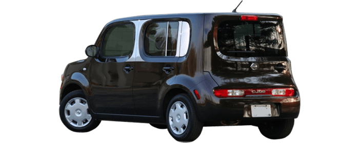 Fits Nissan CUBE 4dr QAA Stainless 8pcs Pillar Trim PP29562 thumbnail 2