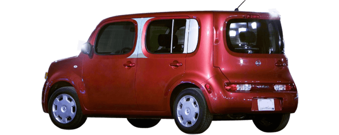 Fits Nissan CUBE 4dr QAA Stainless 6pcs Pillar Trim PP29561 thumbnail 3