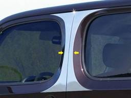 Fits Nissan CUBE 4dr QAA Stainless 4pcs Pillar Trim PP29560