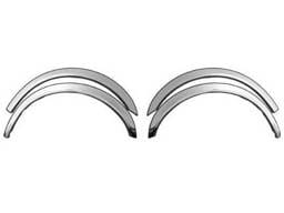 Fits Nissan MAXIMA 4dr QAA Molded Stainless Wheel Well Fender Trim WZ29540