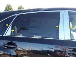 TOYOTA VENZA 4dr QAA Stainless 8pcs Pillar Trim PP29157