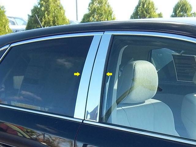 TOYOTA VENZA 4dr QAA Stainless 4pcs Pillar Trim PP29155