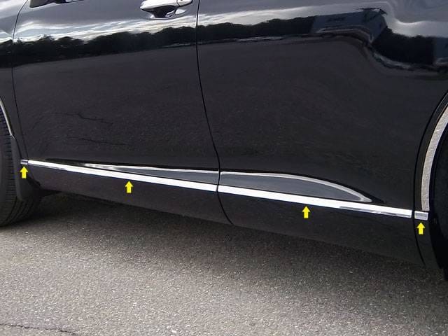 TOYOTA VENZA 4dr QAA Stainless 8pcs Rocker Panel Trim TH29155