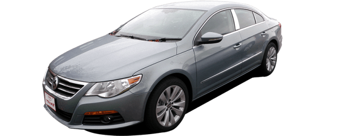 VOLKSWAGEN CC 4dr QAA Stainless 4pcs Pillar Trim PP29661 thumbnail 2