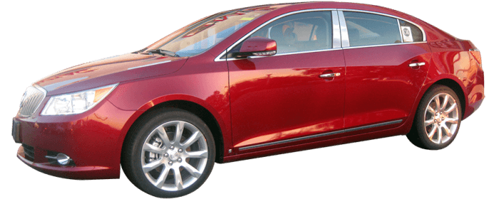 BUICK LACROSSE 4dr QAA Stainless 1pcs Rear Bumper Accent RB50520 thumbnail 2
