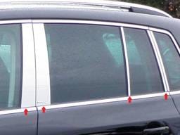 VOLKSWAGEN TIGUAN 4dr QAA Stainless 8pcs Pillar Trim PP29652