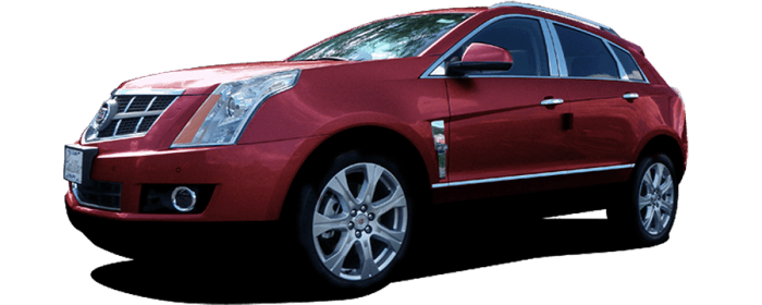 CADILLAC SRX 4dr QAA Chrome ABS plastic 2pcs Mirror Cover MC50260 thumbnail 2