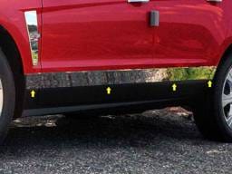 CADILLAC SRX 4dr QAA Stainless 8pcs Rocker Panel Trim TH50260